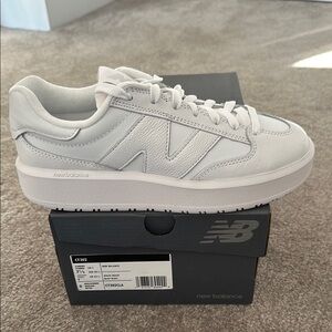 New Balance CT 302 women’s size 9 men’s 7.5 white sneakers new in box